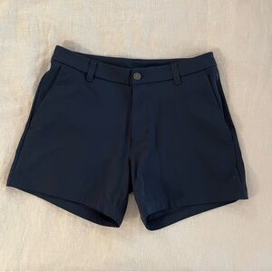 Lululemon ABC Commission Navy Shorts Classic Fit 5”